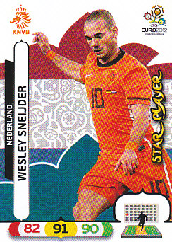 Wesley Sneijder Netherlands Panini UEFA EURO 2012 Star Player #141